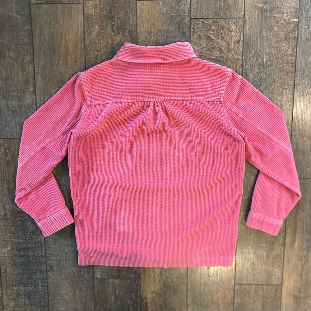 vintage ll bean pink corduroy button-down shirt - Picture 2 of 4